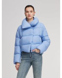 GOELIA - Windproof Lightweight Wide Lapel Goose Down Jacket - Lyst