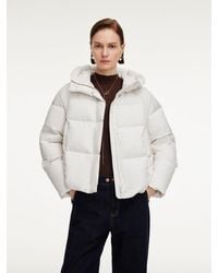 GOELIA - Hooded Zip-Up Goose Down Jacket - Lyst
