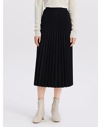 GOELIA - Mid-Length Pleated Half Skirt - Lyst