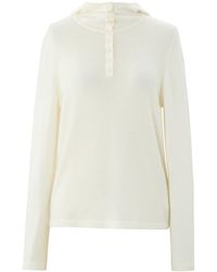 GOELIA - [Preview] Cashmere Wool Blend Hooded Sweater - Lyst