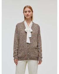 GOELIA - Wool Blend Single-Breasted Cardigan - Lyst