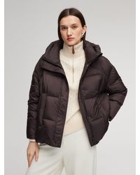 GOELIA - Cocoon Windproof Zip-Up Hooded Goose Down Jacket - Lyst