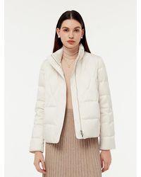 GOELIA - Stand Collar Goose Down Jacket - Lyst