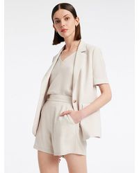 GOELIA - Short Sleeve Blazer And Shorts Two-Piece Suit - Lyst