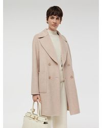 GOELIA - Wool Alpaca Double-Breasted Coat - Lyst