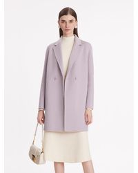 GOELIA - Pure Wool Double-Faced Notched Lapel Coat - Lyst