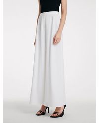 GOELIA - Wide Leg Full Length Pants - Lyst
