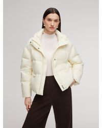 GOELIA - Lightweight Drawstring Hem Hooded Goose Down Jacket - Lyst