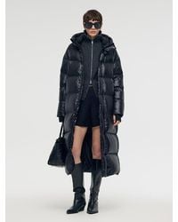 GOELIA - Windproof Warm Hooded Long Goose Down Coat - Lyst