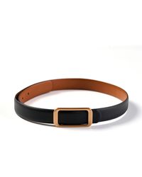 GOELIA - Minimalist Reversible Leather Belt - Lyst