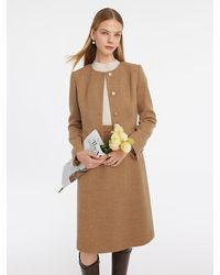 GOELIA - Washable Wool Vintage Jacket And Skirt Two-Piece Suit - Lyst