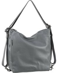 Mandarina Duck , Handtasche Mellow Leather Hobo Backpack Fzt72 - Grau