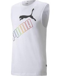 Herren Bekleidung T-Shirts Ärmellose T-Shirts PUMA Synthetik RARE Basketballtrikot in Weiß für Herren 