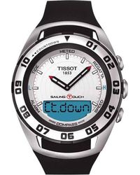 Tissot , Herrenuhr Sailing Touch Alarm Chronograph T0564202703100 - Weiß