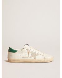 Golden Goose - Super-Star With Ice- Suede Star And Leather Heel Tab - Lyst