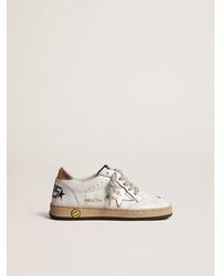 Golden Goose - Ball Star Junior With Metallic Leather Star And Heel Tab - Lyst