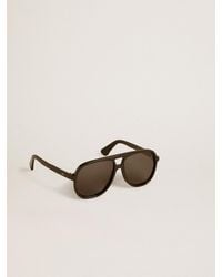 Golden Goose - Aviator Style Sunglasses With Frame And Lenses - Lyst