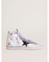 Golden Goose - Francy Penstar Lab With Leather Star And Studs - Lyst