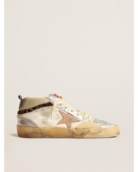 Golden Goose - Mid Star Ltd With Metallic Leather Inserts And Star - Lyst