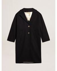 Golden Goose - Single-Breasted Cocoon Coat - Lyst