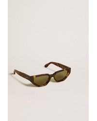 Golden Goose - Occhiali Da Sole Modello Rettangolare Con Montatura Havana, Donna, Taglia - Lyst