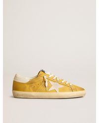 Golden Goose - Honey Super-Star With Suede Star And Nappa Leather Heel Tab - Lyst