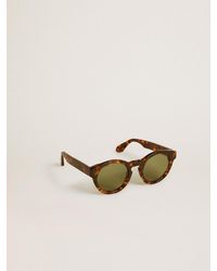 Golden Goose - Square Style Panthos Sunglasses With Havana Frame And Lenses - Lyst