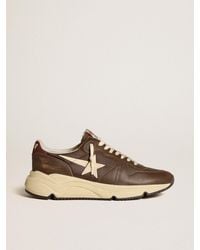 Golden Goose - Running Sole En Nylon Et En Cuir Avec Étoile En Tpu Et Contrefort En Cuir Nubuck, Homme, Taille - Lyst