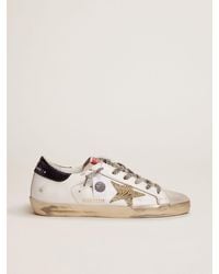 Golden Goose - Super-Star Ltd With Heel Tab And Swarovski Crystal Star - Lyst