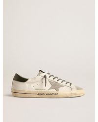 Golden Goose - Super-Star Ltd With Croc-Print Star And Heel Tab - Lyst