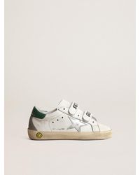 Golden Goose - Old School Young With Metallic Leather Star And Heel Tab - Lyst
