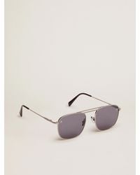 Golden Goose - Roger Aviator Sunglasses With Frame And Lenses - Lyst