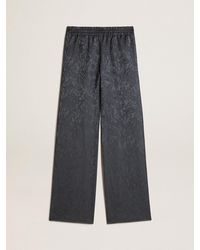 Golden Goose - Jacquard Pants With All-Over Toile De Jouy Pattern - Lyst
