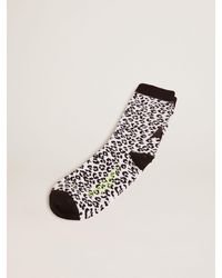 Golden Goose - And Socks With Leopard Print And Star On The Back - Lyst