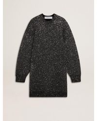 Golden Goose - Crew Neck Dress With All-Over Sequins - Lyst