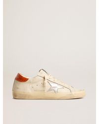 Golden Goose - Super-Star Ltd With Leather Star And Croc-Print Leather Heel Tab - Lyst