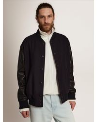 Biker Jacket In Distressed Leather 