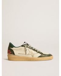Golden Goose - Ball Star Ltd With Platinum Leather Star And Leather Heel Tab - Lyst