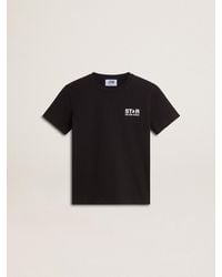 Golden Goose - T-Shirt With Star Print - Lyst