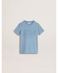 Golden Goose - Boys' Light T-Shirt With Print - Lyst