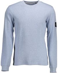 Calvin Klein IG0IG01011 pullover in cotone biologico con logo ricamato