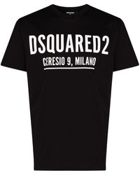 DSquared² T-Shirt A Maniche Corte Con - Nero