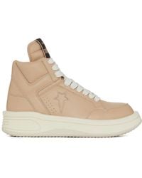 Rick Owens - Converse Turbowpn Full-grain Leather High-top Sneakers - Lyst