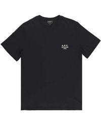 A.P.C. - T-shirt con ricamo Raymond - Lyst