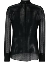 Givenchy - Camicia con monogramma 4g - Lyst