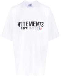 Vetements - T-shirt con stampa - Lyst