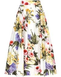 Dolce & Gabbana - Rose Garden Circular Skirt - Lyst