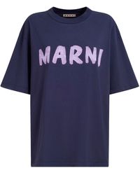 Marni - T-shirt con logo - Lyst
