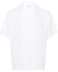 P.A.R.O.S.H. - Embroidered-design Linen Shirt - Lyst