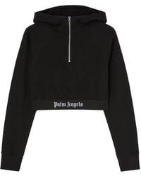 Palm angels felpa con hotsell zip